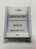 Natalya 2017 WWE Topps Smackdown Live Shirt Relic #/199