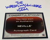 Neville PAC WWE Signed 2016 Topps Card #’ed 82/99