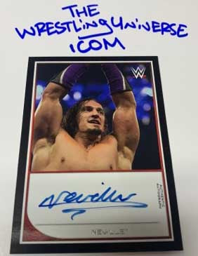 Neville PAC WWE Signed 2016 Topps Card #’ed 82/99