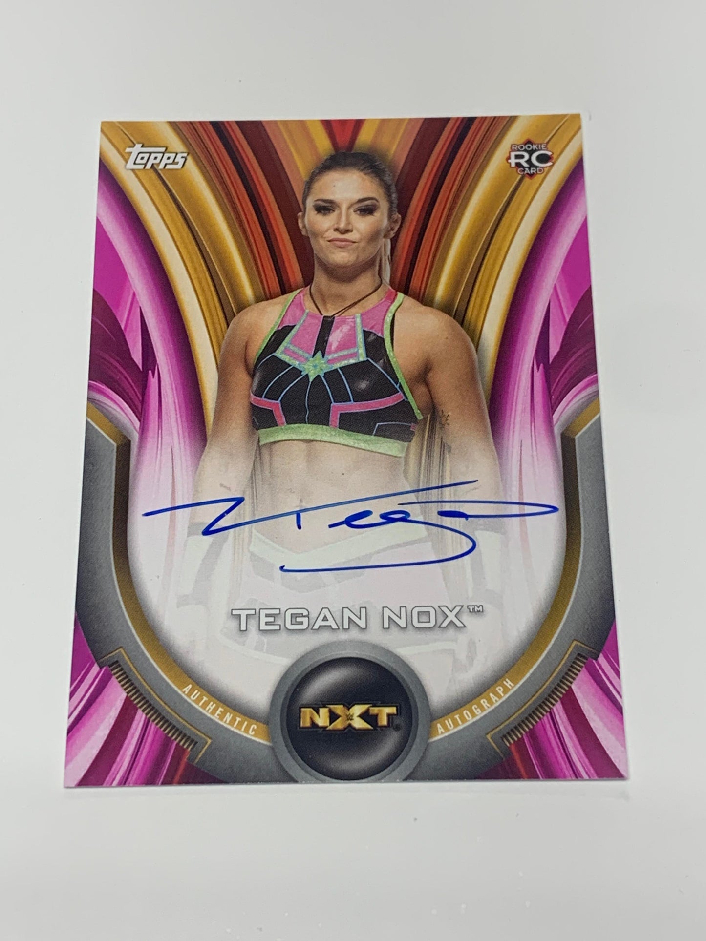 Tegan Nox 2020 WWE Woman’s Division On Card Auto RC #/150