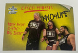 NWO 2002 Fleer Catch Phrases Insert Card Kevin Nash X-PAC & Big Show