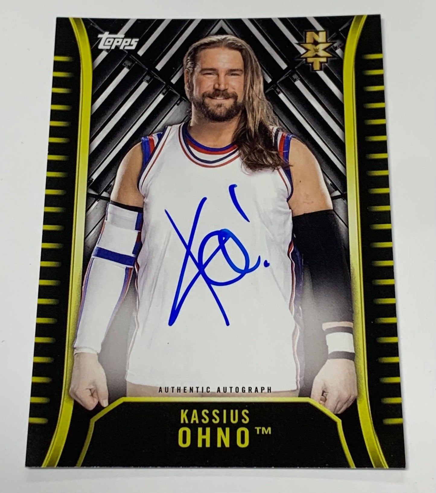 Kassius Ohno (Chris Hero) Topps 2018 WWE NXT Signed Card