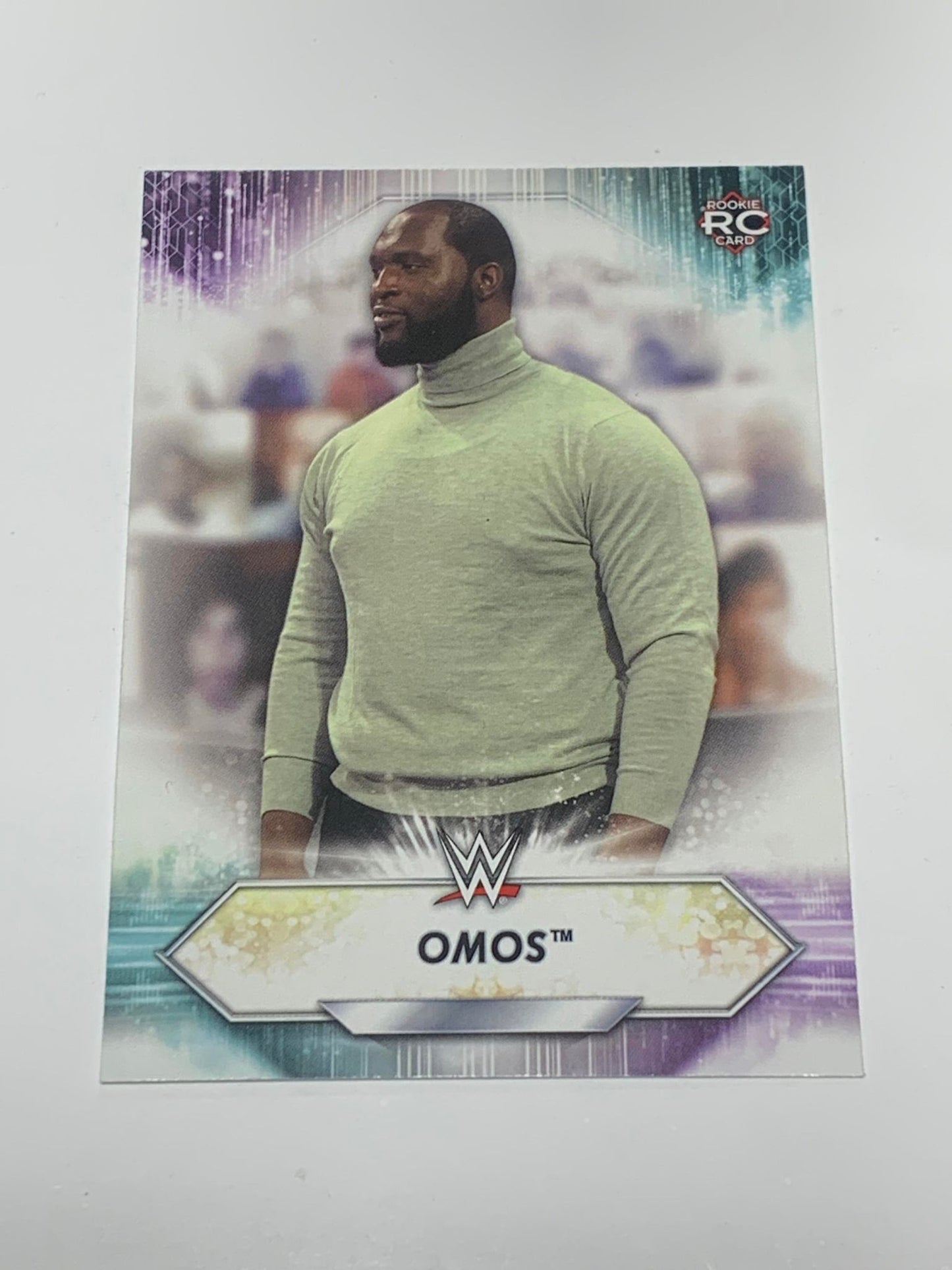 Omos 2021 WWE Topps ROOKIE Card #124