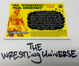 “Mr. Wonderful” Paul Orndorff 2006 WWE Topps Chrome Heritage Refractor