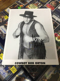 Cowboy Bob Orton Pose 1 Signed Photo