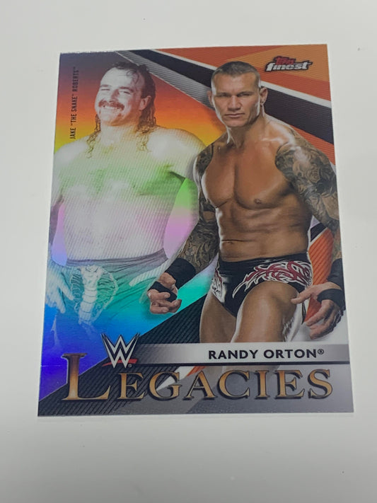 Randy Orton & Jake Roberts 2021 WWE Topps Finest Legacies #L-15