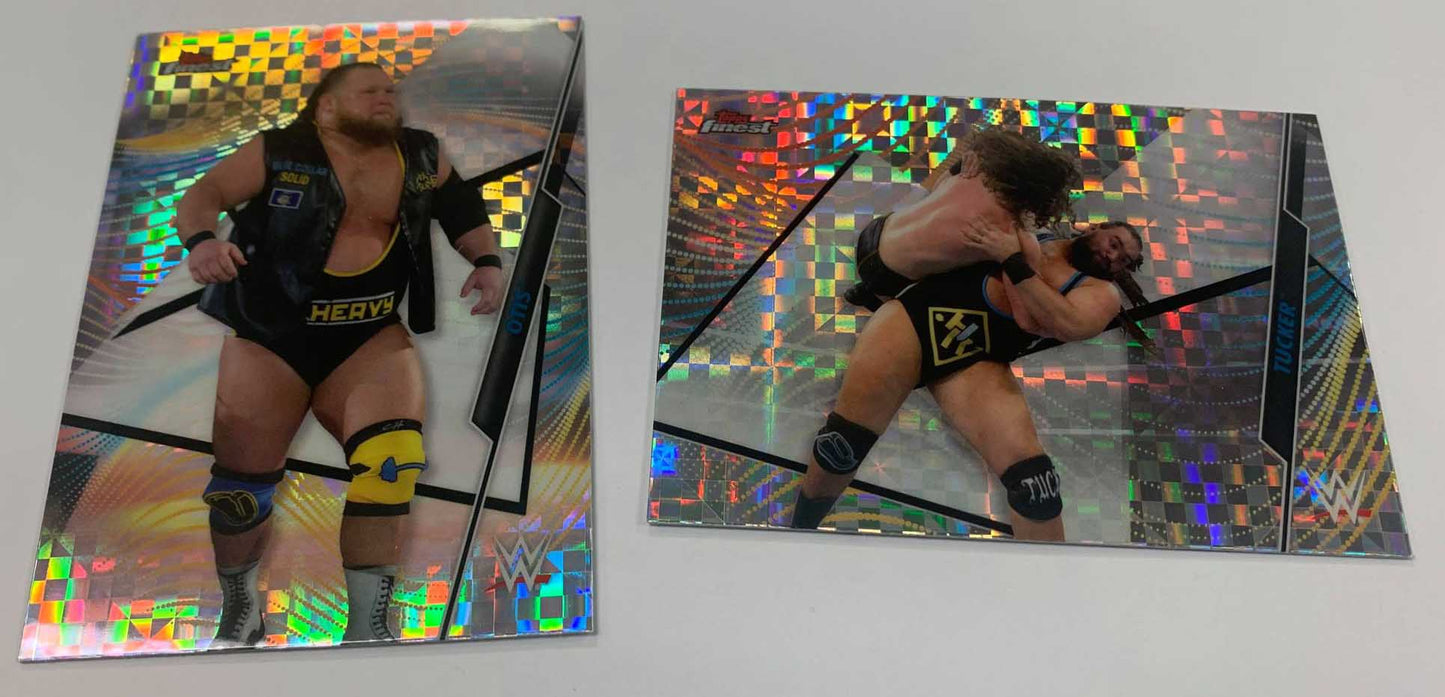 Otis & Tucker 2020 Topps Finest X-Fractor (Both Cards)
