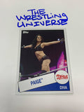 Paige WWE 2015 Topps Heritage Rookie Card #60