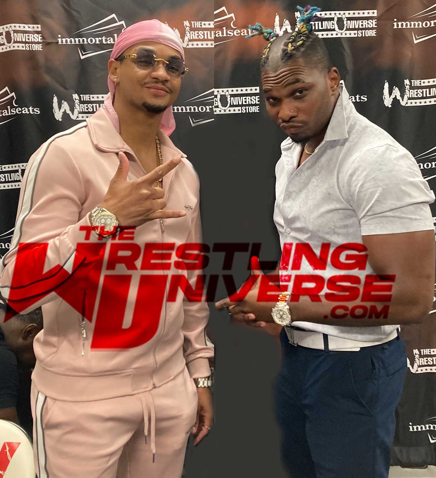 Private Party (Isiah Cassidy & Mark Quen) Pose 3 Dual Signed Photo COA