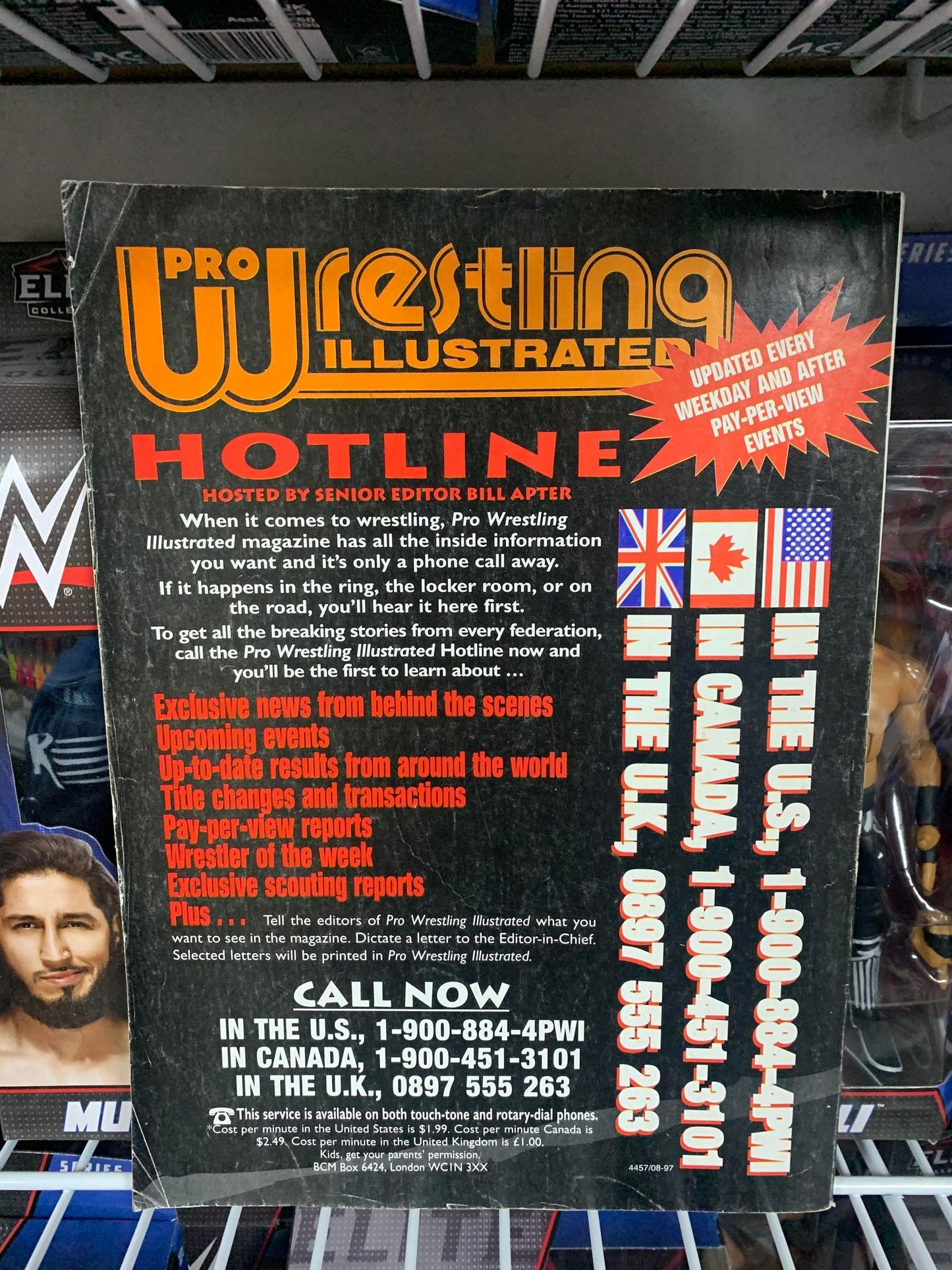 PWI Pro Wrestling Illustrated Magazine June 1998 WWE (Austin Poster)