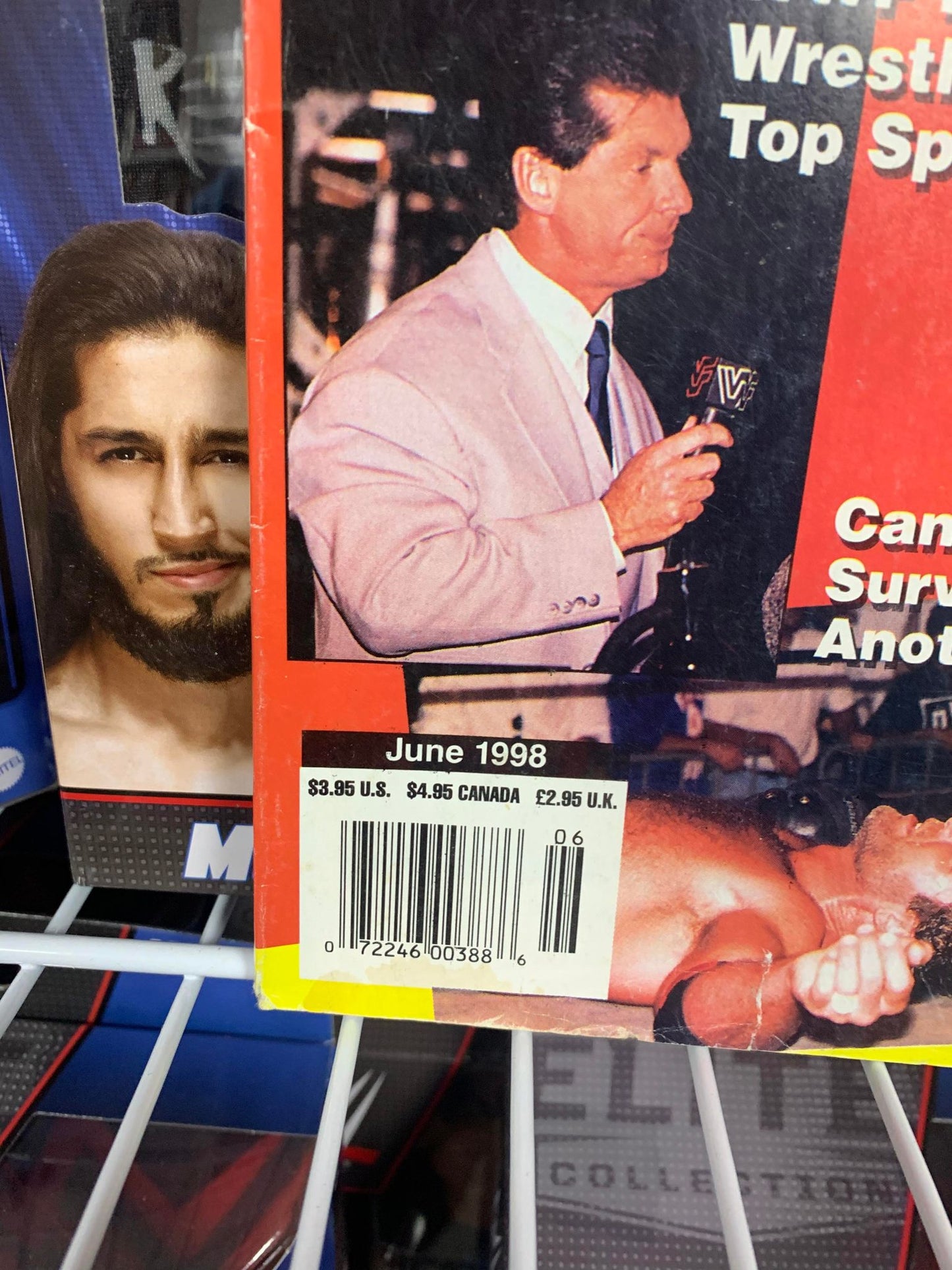 PWI Pro Wrestling Illustrated Magazine June 1998 WWE (Austin Poster)