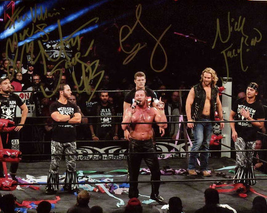 Cody Rhodes The Young Bucks & Marty Scurll Quad Signed Photo