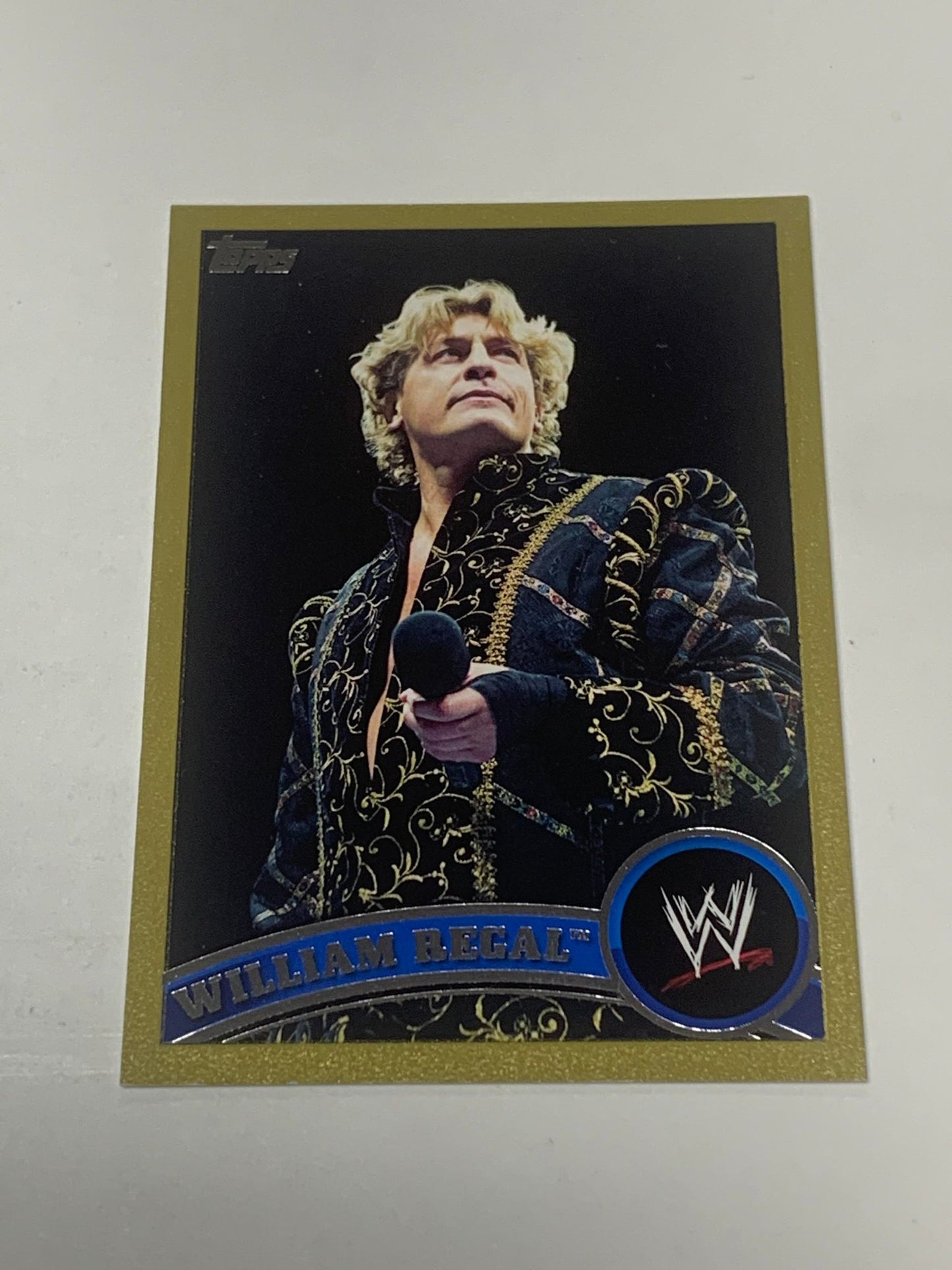 William Regal 2011 WWE Topps Gold Card #’ed 26/50