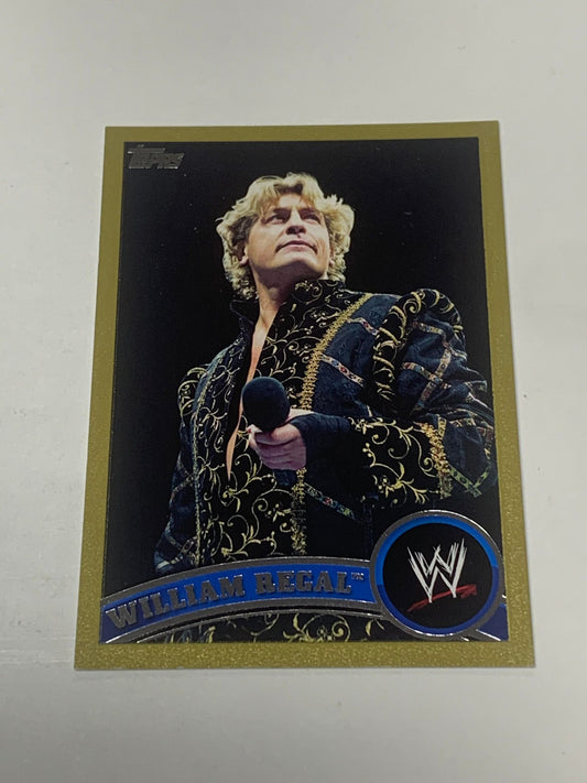 William Regal 2011 WWE Topps Gold Card #’ed 26/50