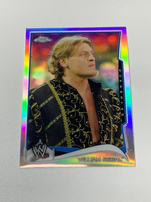 William Regal 2014 WWE Topps Chrome REFRACTOR #95