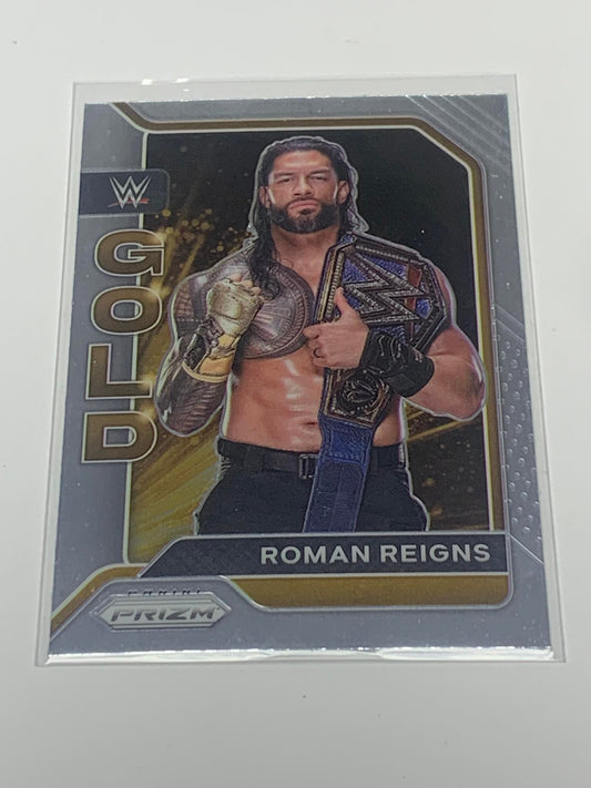 Roman Reigns 2022 WWE Prizm “GOLD” Insert #13
