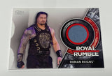 Roman Reigns 2018 WWE Topps Royal Rumble Event-Used Canvas Mat Relic #/299