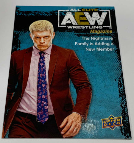 Cody Rhodes 2021 Upper Deck AEW All Elite Magazine Card #85