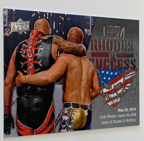 Cody Rhodes 2021 AEW “Rhodes To Success “ Insert Card #RS-1