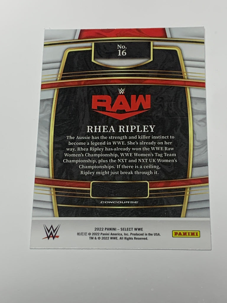 Rhea Ripley 2022 WWE Panini Select Card #16 – The Wrestling Universe