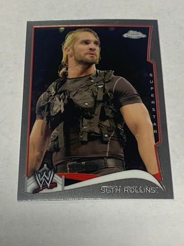 Seth Rollins 2014 WWE Topps Chrome Card #46