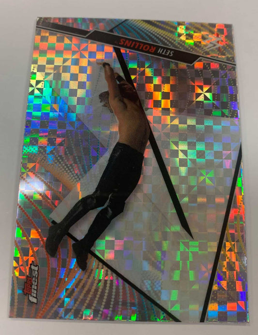 Seth Rollins 2020 Topps Finest X-Fractor Card #31