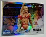 Mandy Rose 2020 WWE Topps Chrome Refractor Card #42