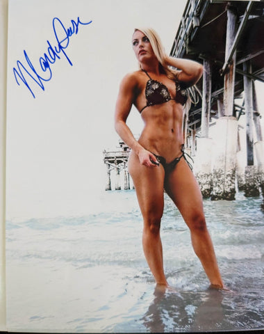 Mandy Rose Pose 3 Signed Photo COA