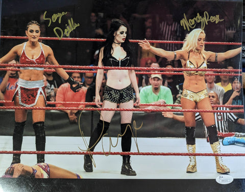 Sonya Deville Paige Mandy Rose 11x14 Signed Photo JSA COA