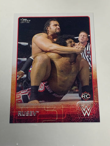Rusev 2015 WWE Topps Rookie Card #66