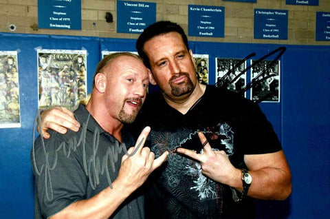 Tommy Dreamer & Jerry Lynn Dual Signed (4x6 Size) Candid Photo COA