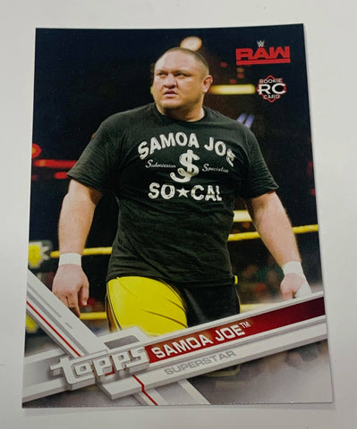 Samoa Joe 2017 WWE Topps Rookie Card #83