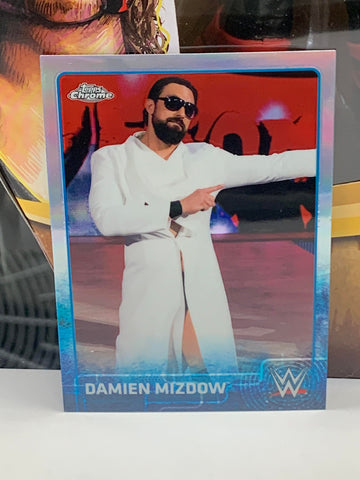 Damian Sandow 2015 WWE Topps Chrome REFRACTOR Card #18