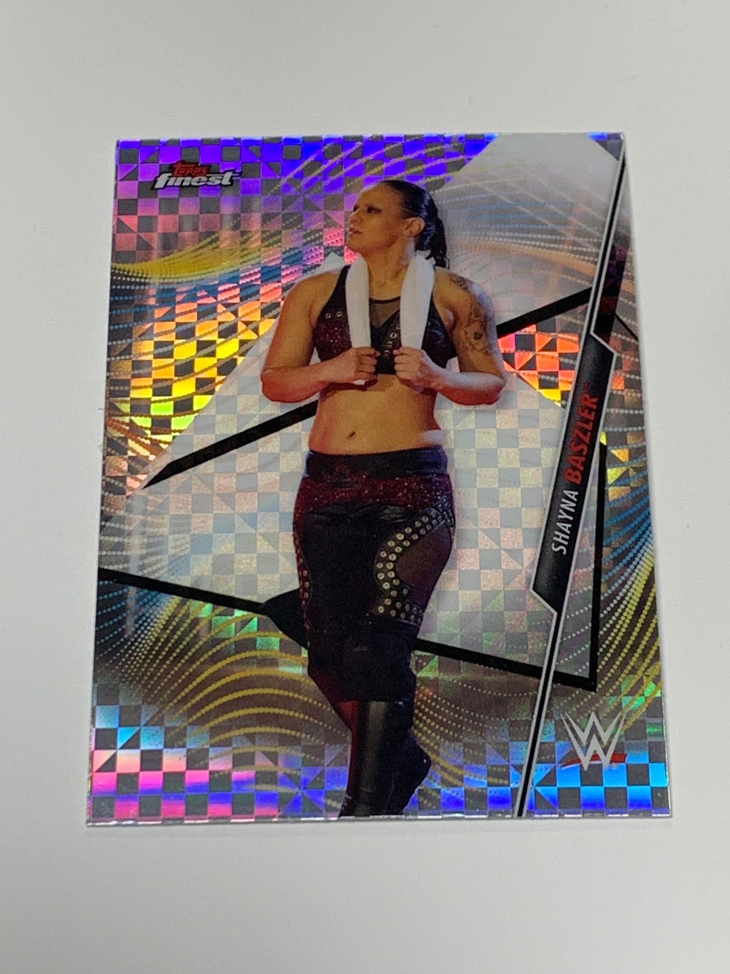 Shayna Brazier 2020 WWE Topps Finest X-Fractor Card #32