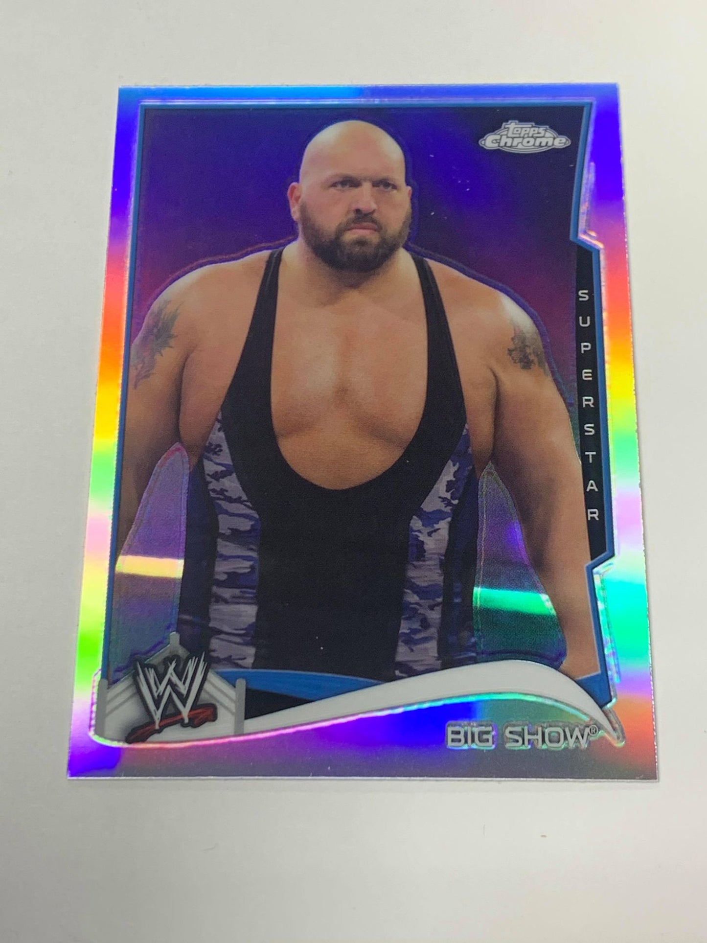 Big Show WWE 2014 Topps Chrome Refractor #58