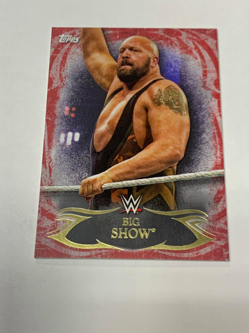 Big Show WWE 2015 Topps Undisputed Card #26