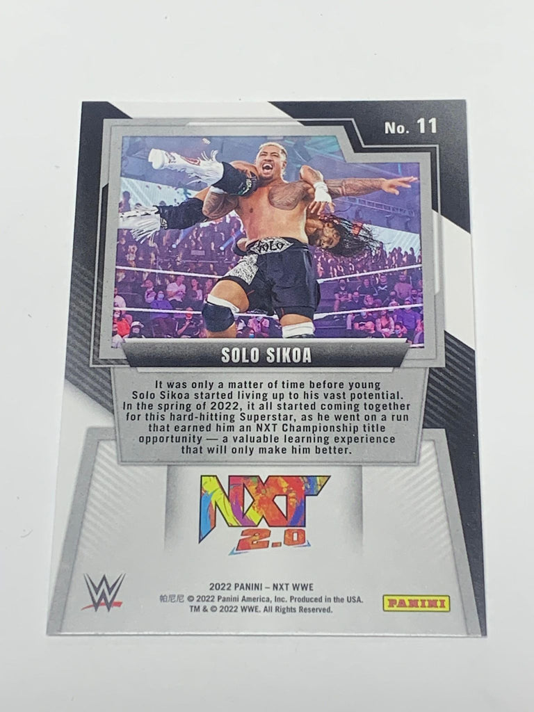 Solo Sikoa 2022 WWE Panini NXT 2.0 RC #11 – The Wrestling Universe