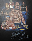 Ron Simmons 11x14 Canvas Frame Print Signed COA