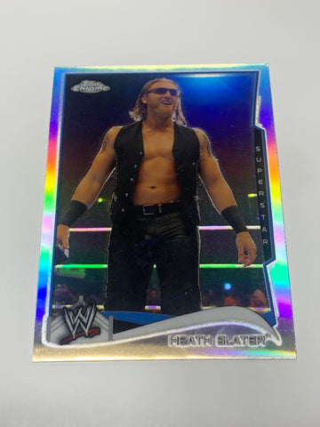 Heath Slater 2014 WWE Topps Chrome REFRACTOR Card #69