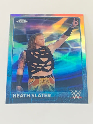 Heath Slater 2015 WWE Topps Chrome REFRACTOR #32