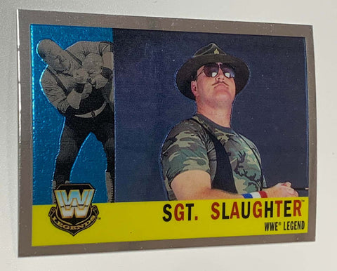 Sgt Slaughter 2006 WWE Topps Chrome Heritage #86