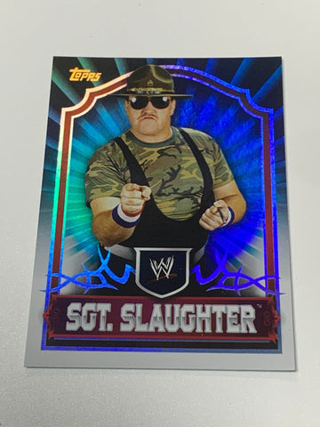 Sgt Slaughter 2011 WWE Topps Classic Card #89