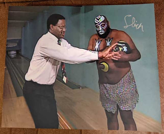 Slick Pose 3 (Bowling with Kamala) Signed Photo COA