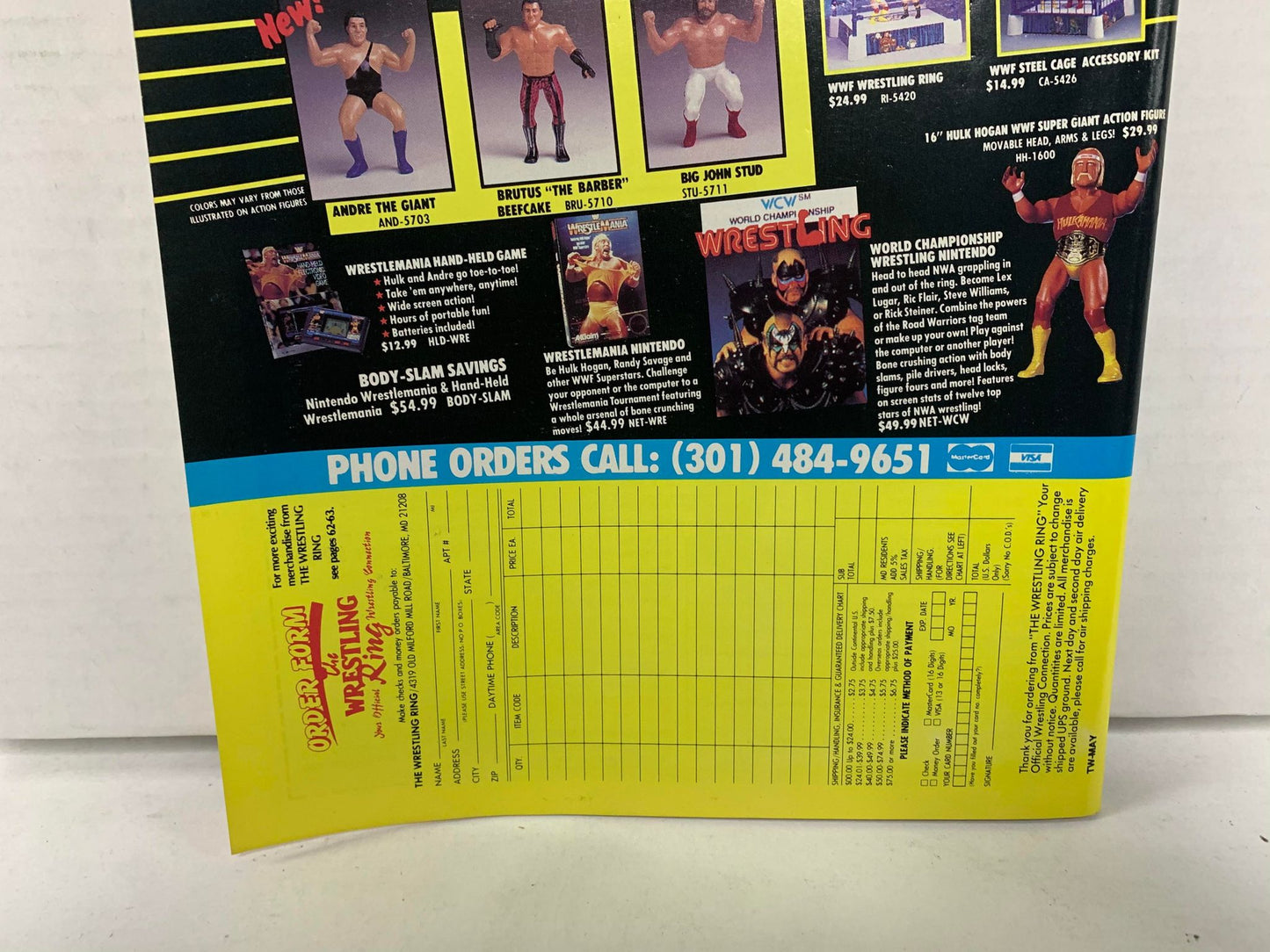 The Wrestler Magazine May 1990 Sting, Ultimate Warrior