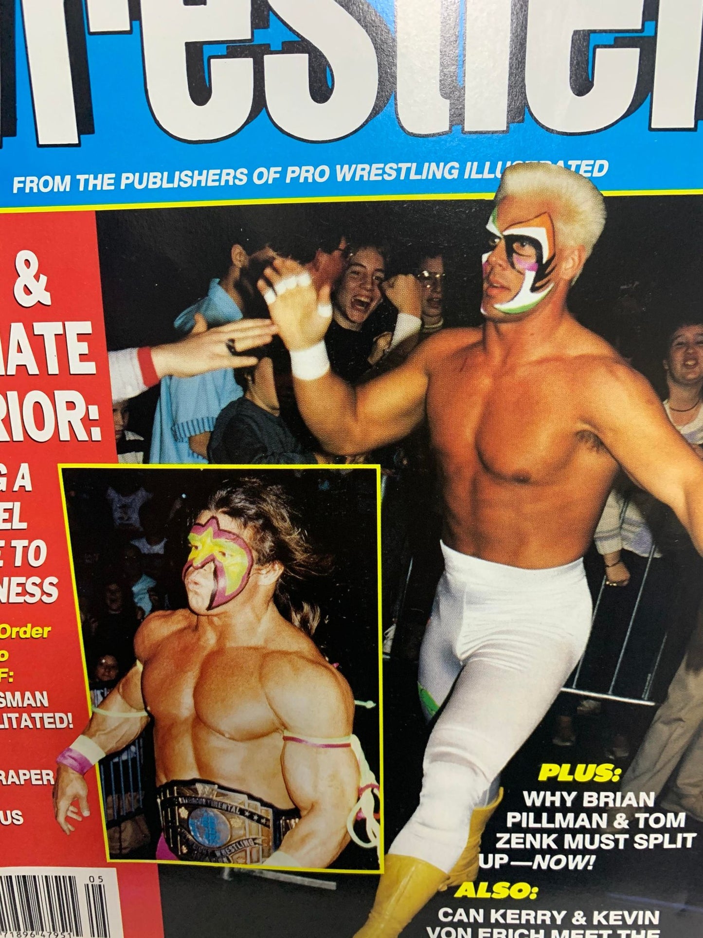 The Wrestler Magazine May 1990 Sting, Ultimate Warrior