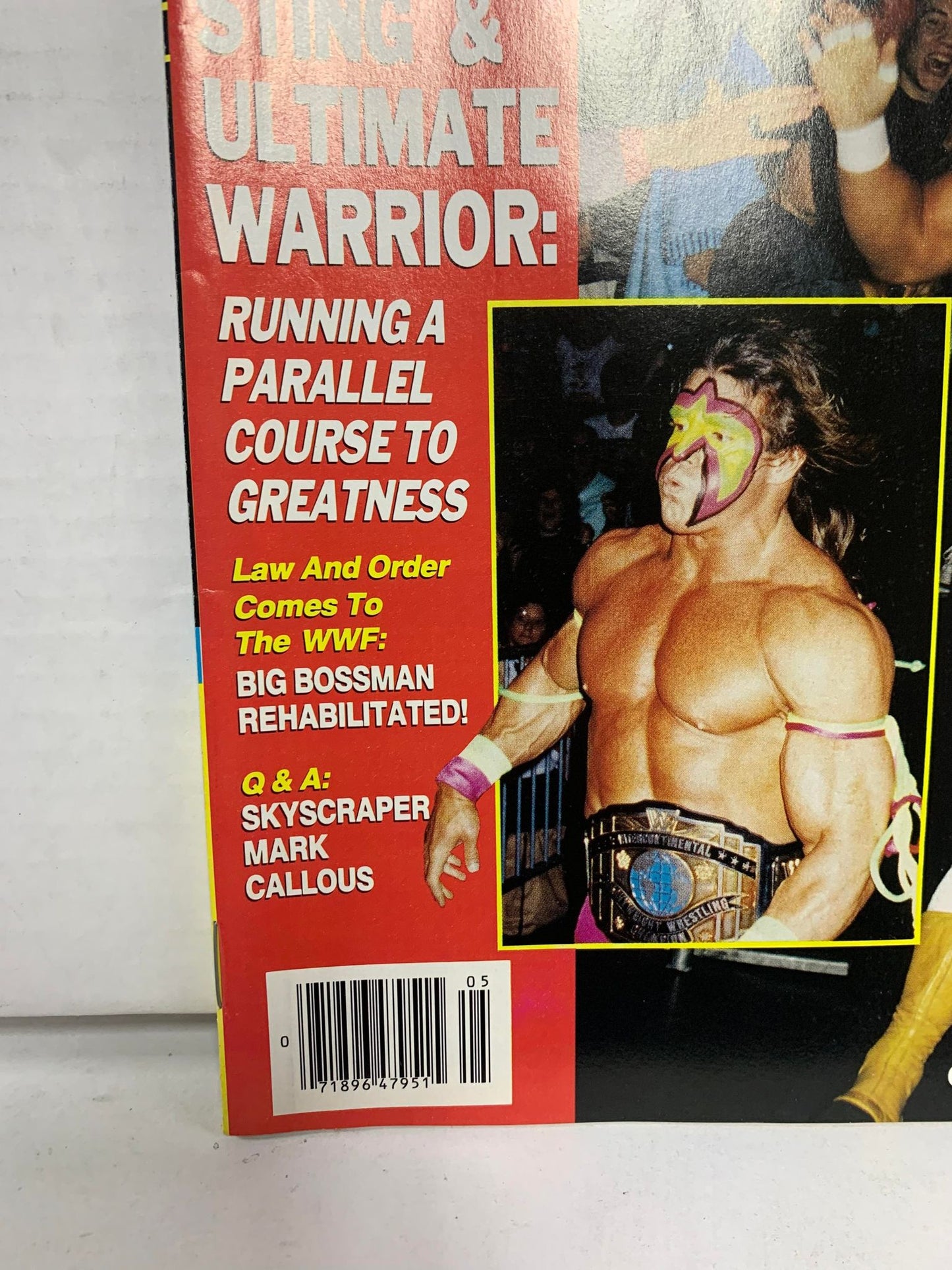 The Wrestler Magazine May 1990 Sting, Ultimate Warrior