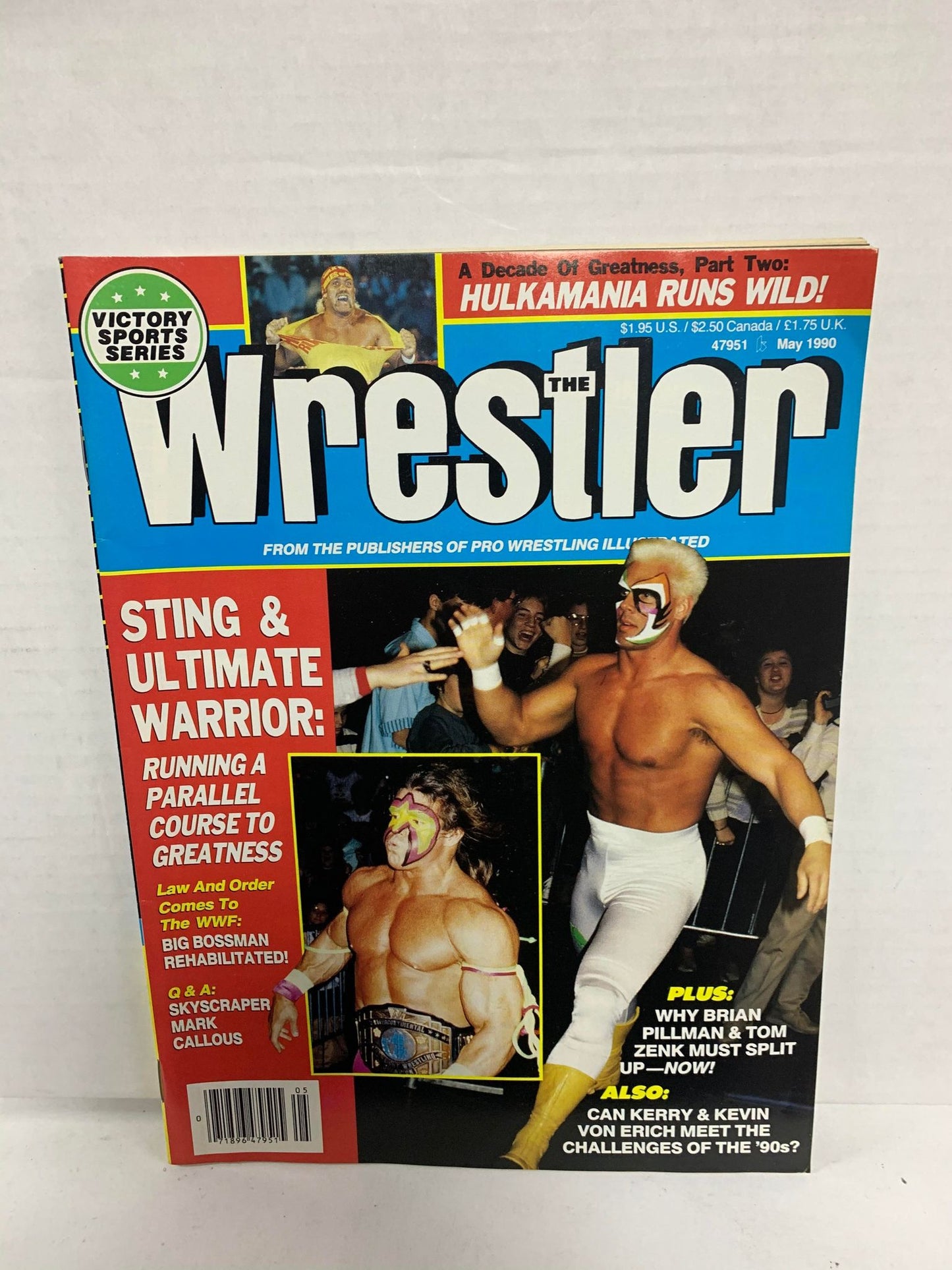 The Wrestler Magazine May 1990 Sting, Ultimate Warrior