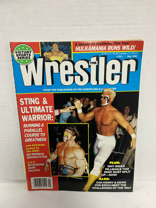 The Wrestler Magazine May 1990 Sting, Ultimate Warrior