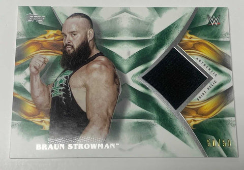 Braun Strowman 2019 WWE Topps Undisputed Authentic Relic #/50