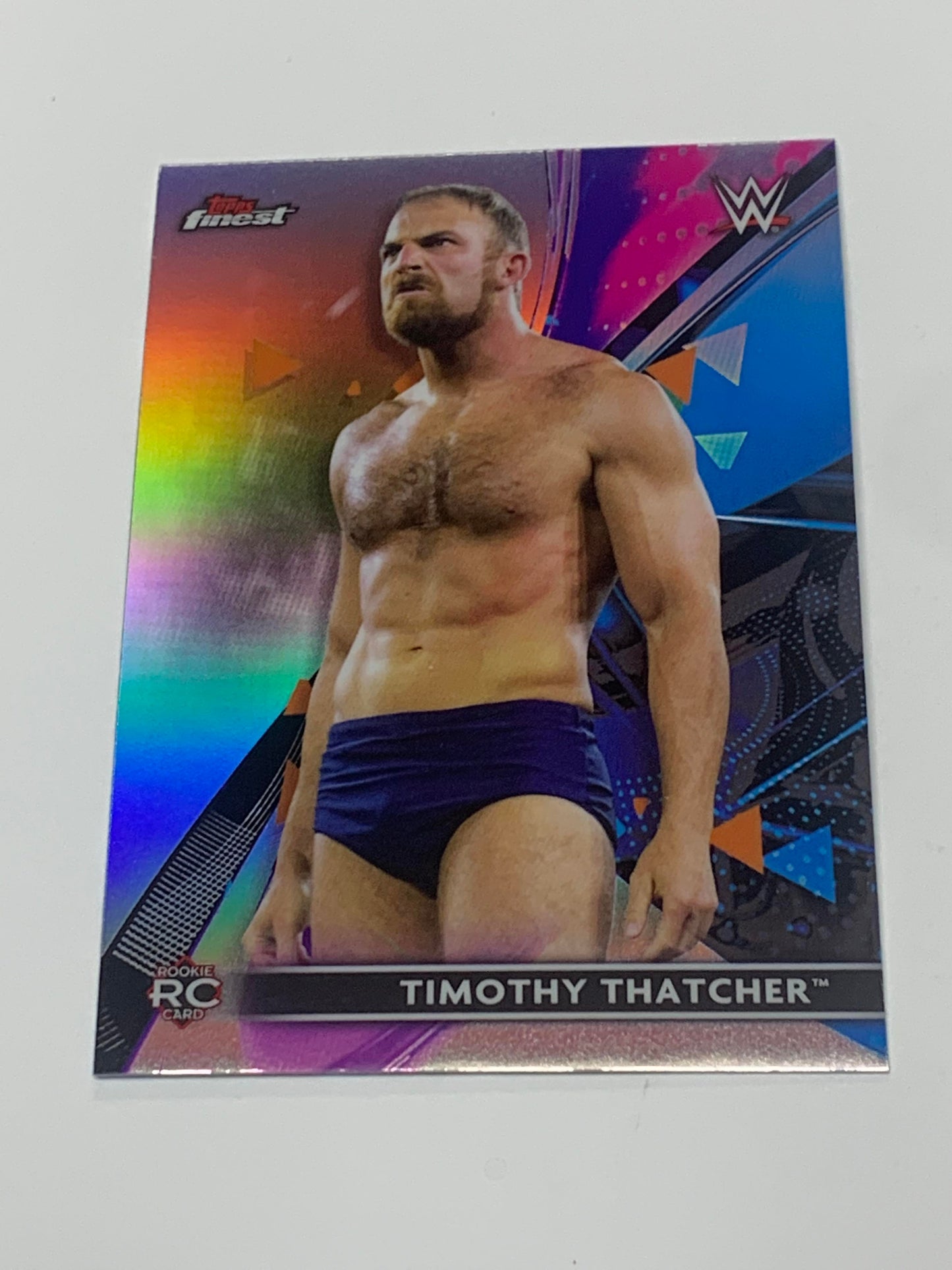 Timothy Thatcher 2021 WWE Topps Finest RC REFRACTOR #97